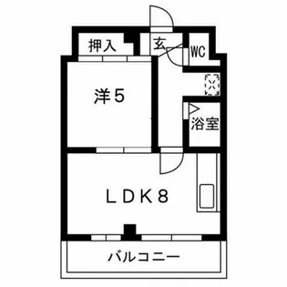 21タイガーズマンション【2階】の間取り
