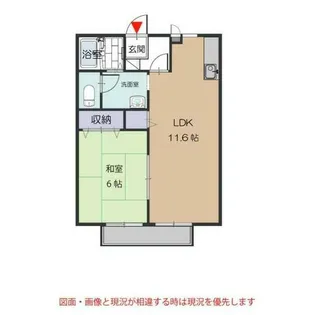 ハウスKⅡ B【1階】の間取り