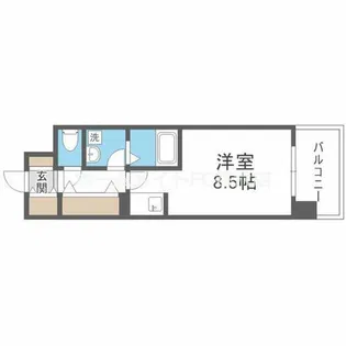 レジデンス本町靭公園【2階】の間取り