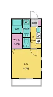 グリーンヴィル八雲 B【1階】の間取り