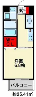 MIRAINA TERRACE【602号室】の間取り