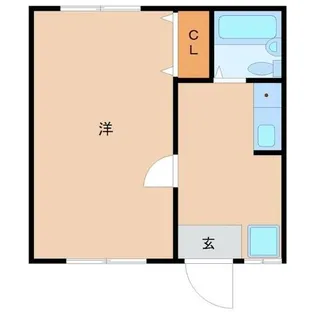 シャトー北大物【2階】の間取り