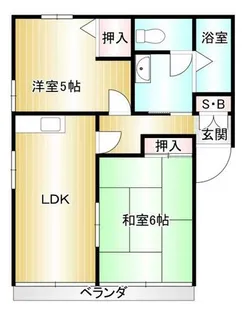 ラ・セゾン柏の森【B201号室】の間取り