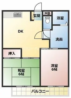 グランメール武庫之荘【3階】の間取り