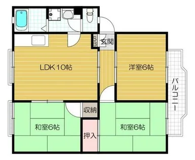 ウィンディア長村 Ⅱ【2階】の間取り