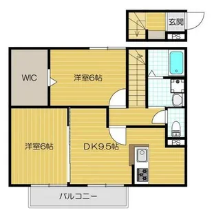 ゼフィランサス【2階】の間取り