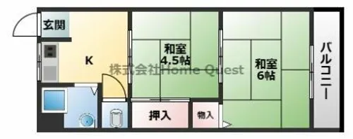 中澤マンション【301号室】の間取り