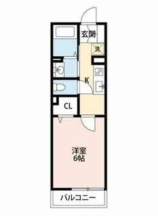 COXⅡ【203号室】の間取り