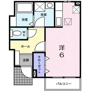 ノール ヴィラージュ【1階】の間取り