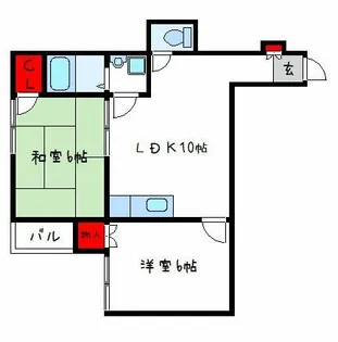 リノン東山本新町【2階】の間取り