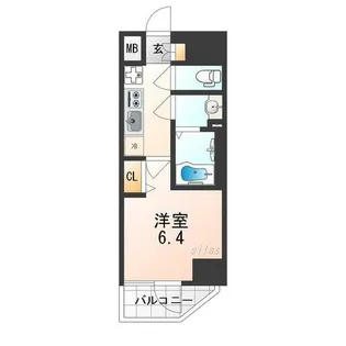 大阪府大阪市大正区三軒家西3丁目【マンション】の間取り
