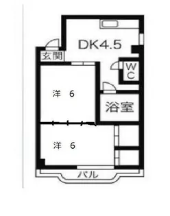 愛知県名古屋市西区又穂町3丁目【マンション】の間取り