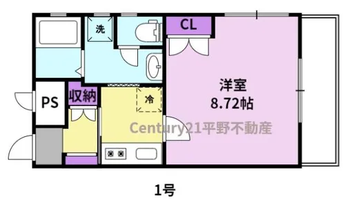 レ クルール【2階】の間取り