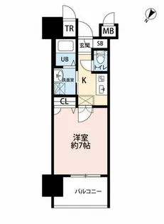 サヴォイテンジンスクワイヤー【11階】の間取り
