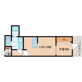 RJRプレシア南堀江【4階】の間取り