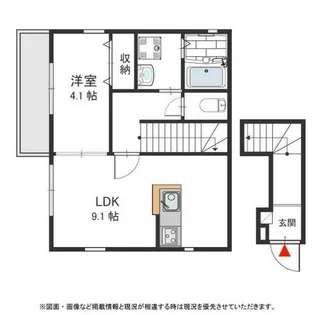 マ・メゾン川西【2階】の間取り