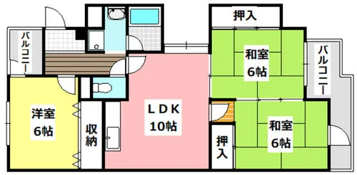 マンション・アメニティPartⅡ【3階】の間取り