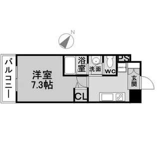 CITY SPIRE 名古屋本陣【4階】の間取り