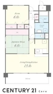 フローラ藤(ふじ) 守山市伊勢町【1階】の間取り
