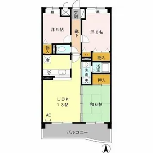 セントラル・コート【1階】の間取り