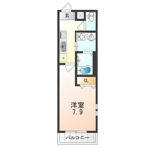 パル堺北花田Ⅰ番館【3階】の間取り