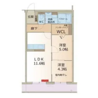 ハートフルマンション神出 (守山市勝部)【1階】の間取り