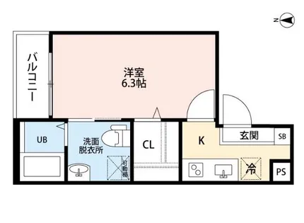 ルミエールY【3階】の間取り