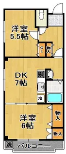 メゾン光彩【5階】の間取り