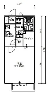 グリーチネ【2階】の間取り