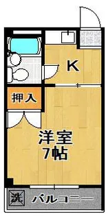 メゾンヒラオ【1階】の間取り