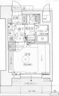 エステムプラザ梅田EAST【2階】の間取り