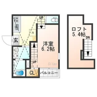 Kyo Maison伏見【1階】の間取り