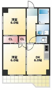 トウセン本町橋ビル【7階】の間取り