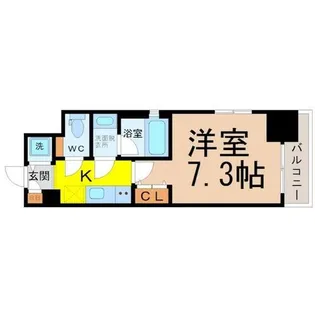 ブランシエスタ東別院【9階】の間取り