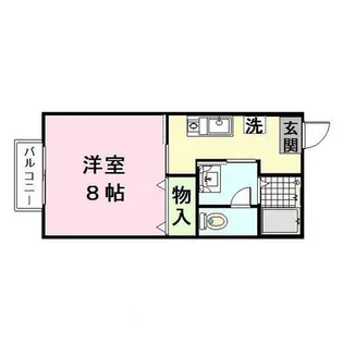 セジュールモナリエ【2階】の間取り