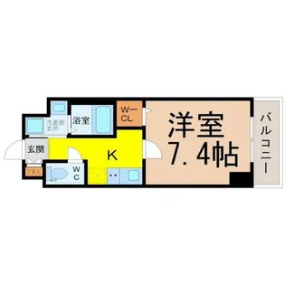プレイズシード名古屋亀島【5階】の間取り