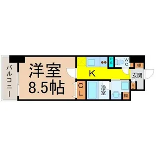 ヴェーラカーサウルバーナ【9階】の間取り