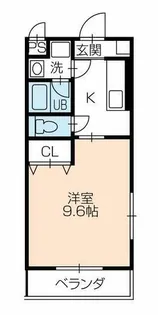 グリシーヌ【101号室】の間取り