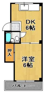 第二山中ビル【2階】の間取り