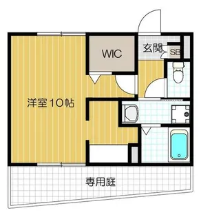 ハイツオーキッド【1階】の間取り