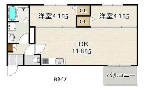 Leclerc IzumisanoⅡ【2階】の間取り