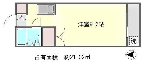 メゾンド亜地路義【2階】の間取り