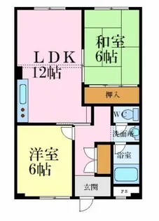 セルジュYS網干【1階】の間取り