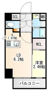 R-LINK南福岡【8階】の間取り