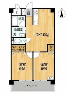 ファーロ【206号室】の間取り