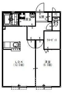 パシフィックドリーム【2階】の間取り