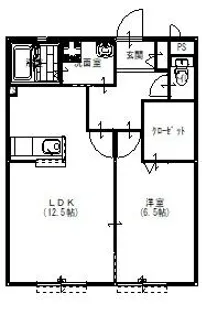 パシフィックドリーム【2階】の間取り