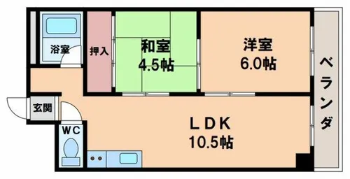 レバンガ国分公園AP【3階】の間取り