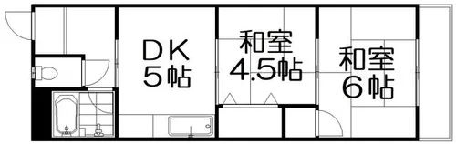 エレガンスシティー【3階】の間取り