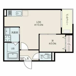 Jack shohoⅡ【3階】の間取り